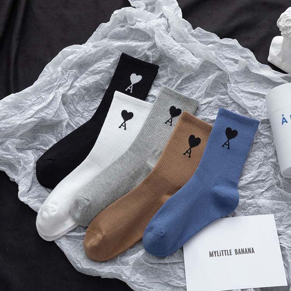 BACK2LIFE Vớ Cotton Cổ Cao Mềm Mại Thời Trang Cho Nam Nữ