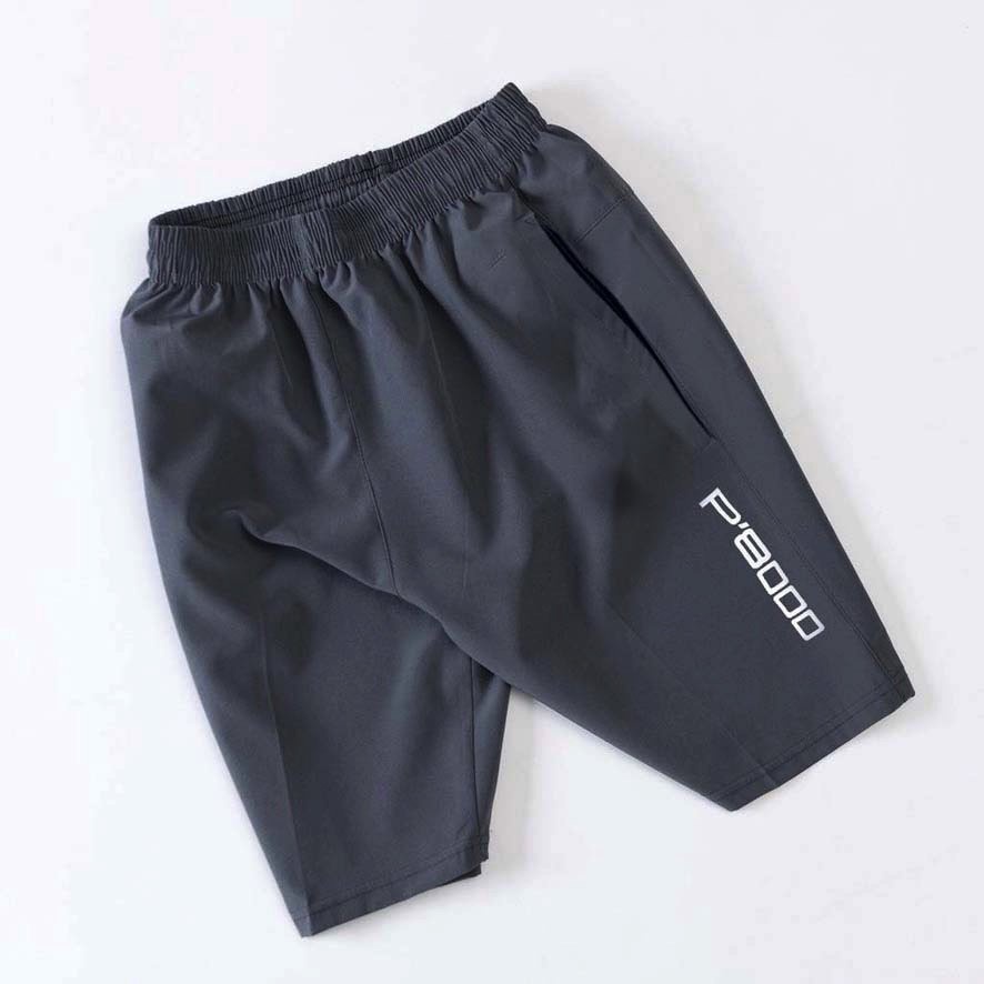 Quần đùi thể thao nam mặc nhà cao cấp vải gió chun trơn mát co giãn thoải mái M7