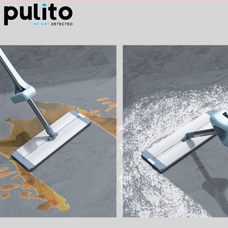 hổi lau nhà tự vắt thông minh Pulito bàn lau cỡ lớn đầu xoay 360 độ tiện dụng (LS-CLN-SMG9)-PulitoVN