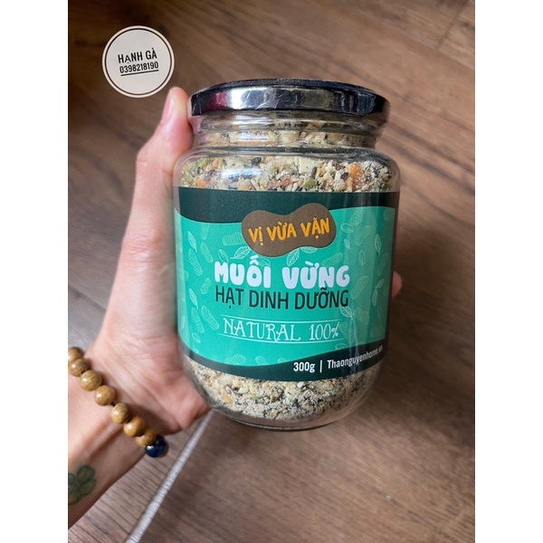 Muối vừng hạt dinh dưỡng vị vừa vặn