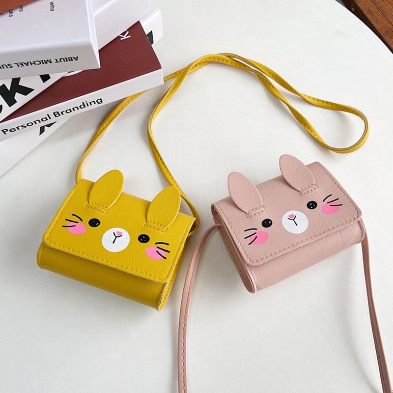 Túi Đeo Chéo Mini Hình Thỏ Dễ Thương Cho Bé