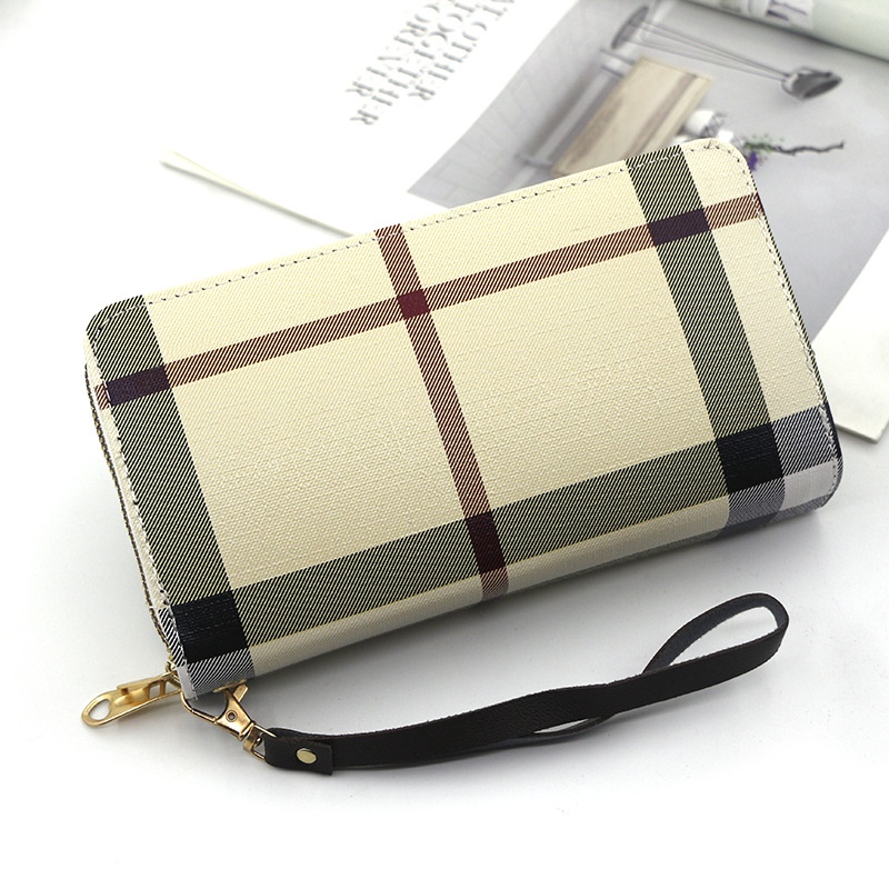 Ví Dài Da Pu Có Khóa Kéo In Họa Tiết Thời Trang Cho Nữ