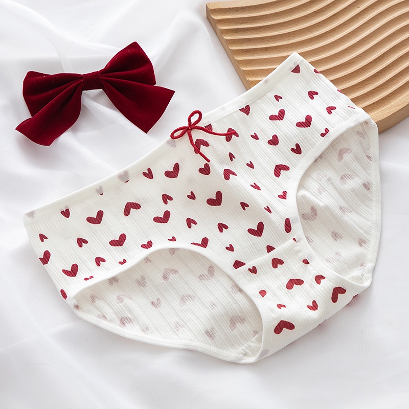 Quần lót nữ cotton cao cấp họa tiết dâu tây ngọt ngào