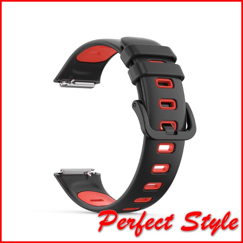 Dây đeo silicon khóa gài 2 màu đẹp mắt Huawei Band 7 Huawei Band7