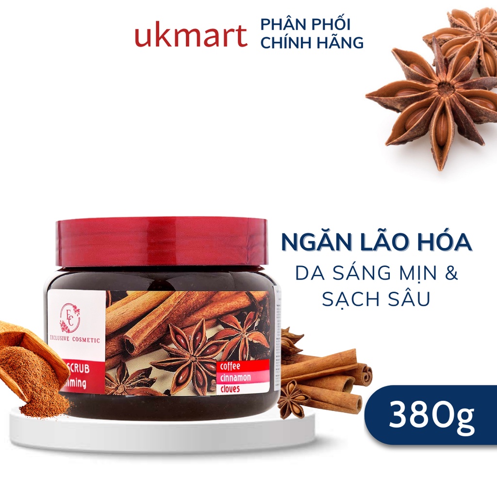 Tẩy Da Chết Cà Phê Quế Hồi Nga Toàn Thân Eksklyuziv Kosmetik Quế Hồi Và Café 380g Gel Scrub Coffee &amp; Cinnamon Cloves