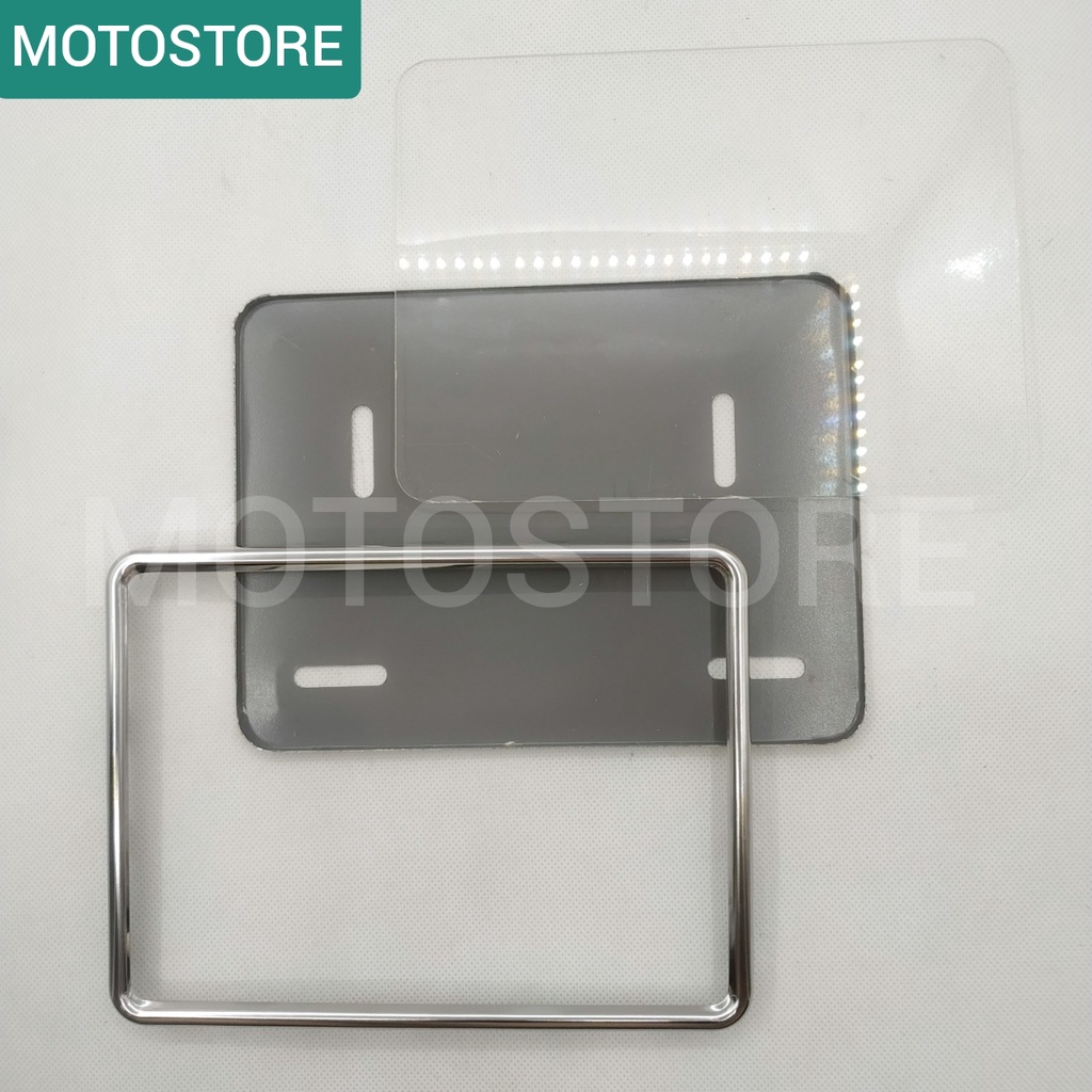 Combo Inox wave rsx fi 2014-2022 bọc mõm đuôi, khung biển kèm mica, móc treo đồ