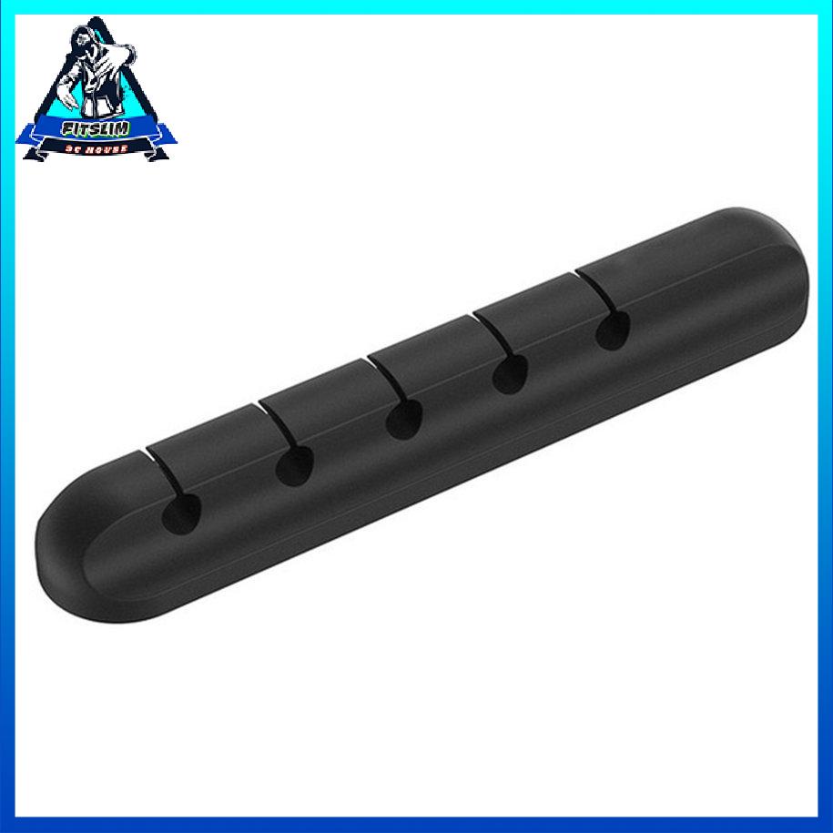 Bộ tổ chức cáp Silicone Usb Cáp Winder Máy tính để bàn Quản lý gọn gàng Giá đỡ cáp [8/13]