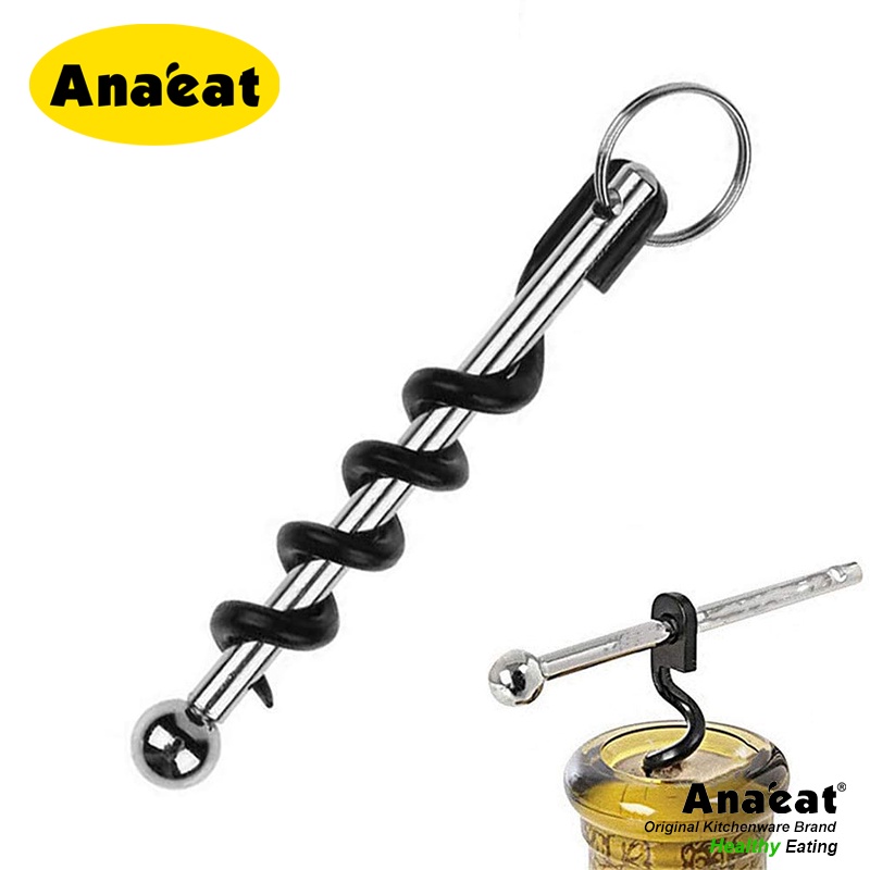 Dụng cụ khui nắp chai ANAEAT bằng thép không gỉ sáng tạo để mở chai bia rượu đa năng tiện lợi