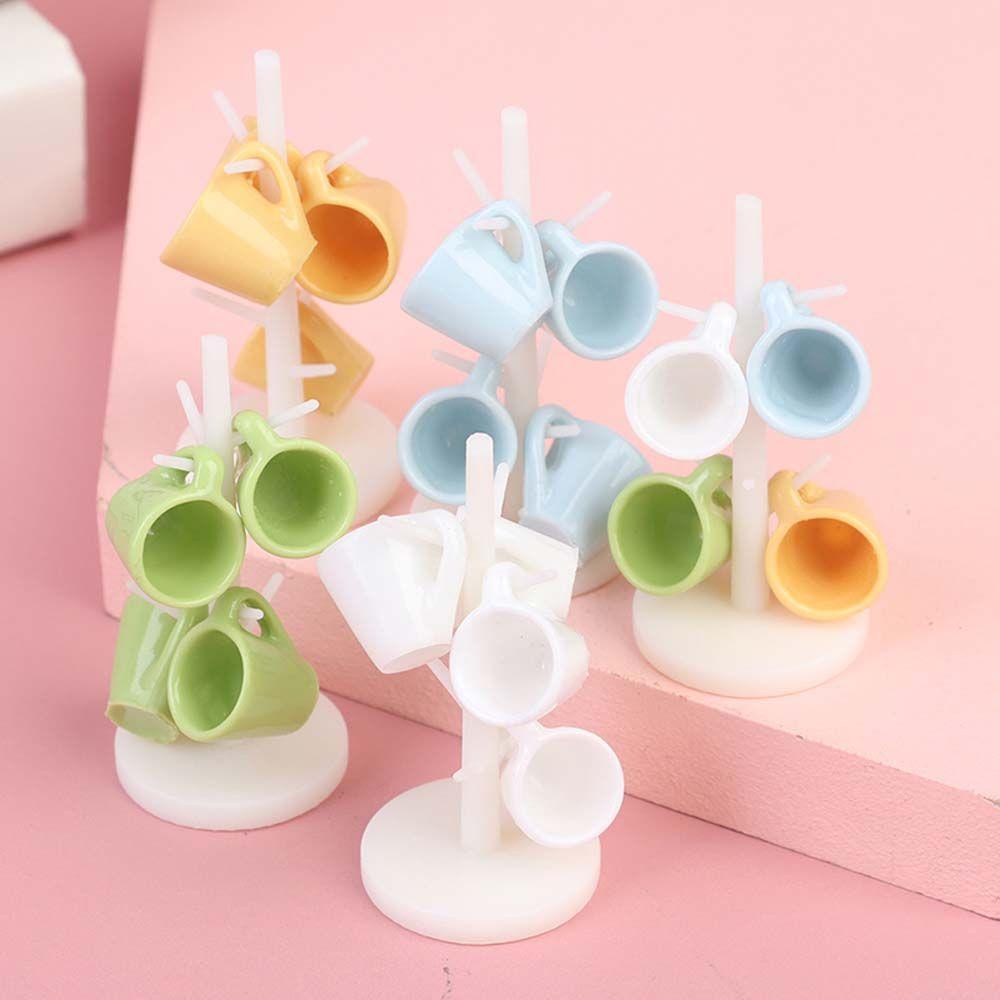 Giá Đỡ Ly Nước Mini Để Bàn Trang Trí Nhà Búp Bê