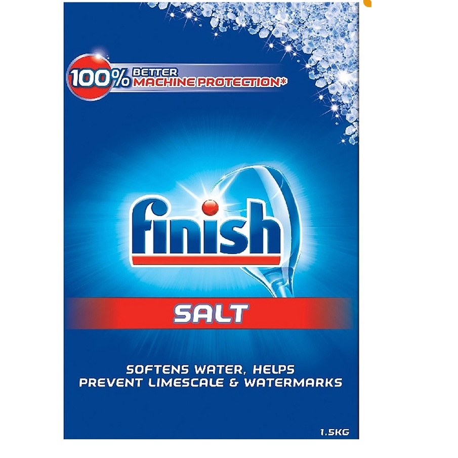 Muối rửa chén bát Finish 1200+bóng finish 750ml mẫu mới nhất