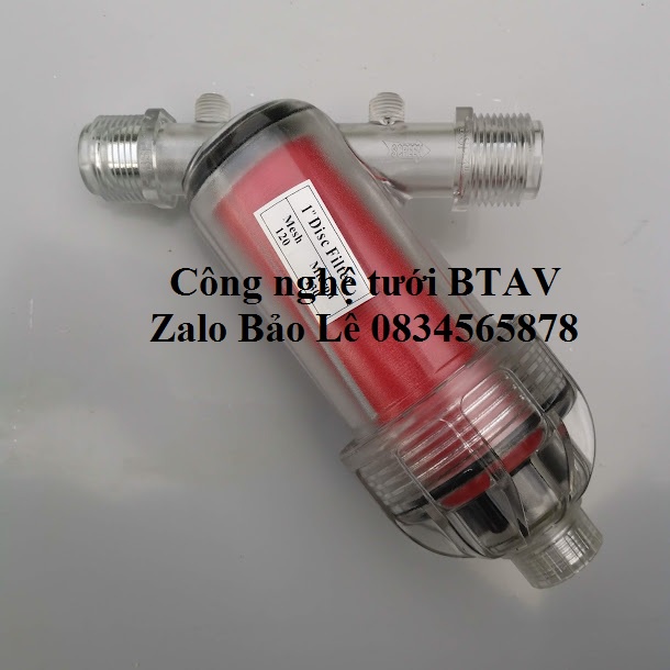 LỌC CẶN CHO BỒN NƯỚC GIA ĐÌNH LỌC Y34 TRONG SUỐT ĐĨA ĐỎ