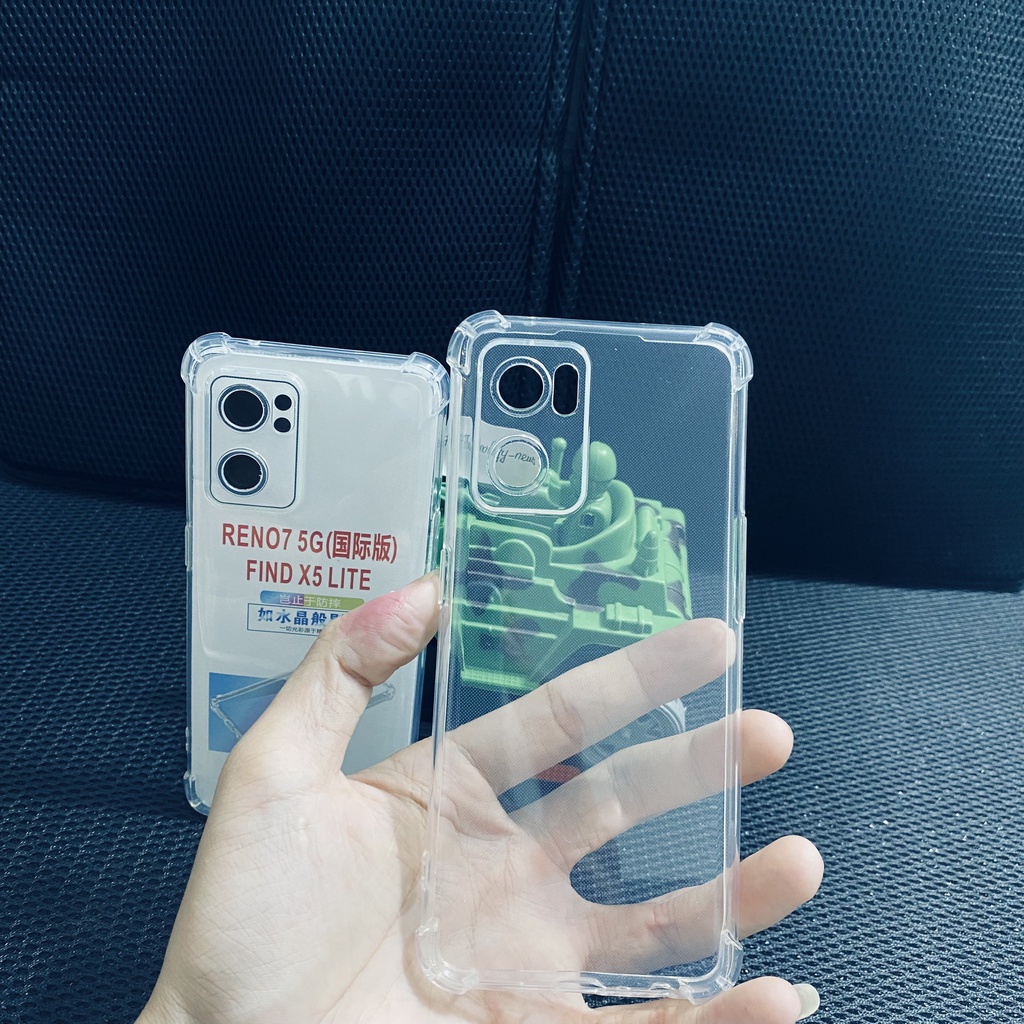 Ốp lưng chống sốc OPPO Reno 7 4G 5G/ Reno 7Z 5G/8 8z dẻo trong suốt cao cấp bo 4 góc chống va đập bảo vệ camera