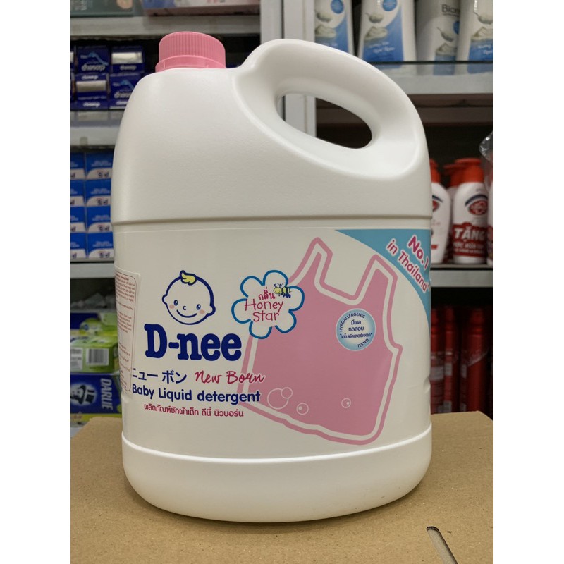 Nước Giặt Quần Áo Cho Bé D-Nê 3000ml thái lan (mầu hồng)