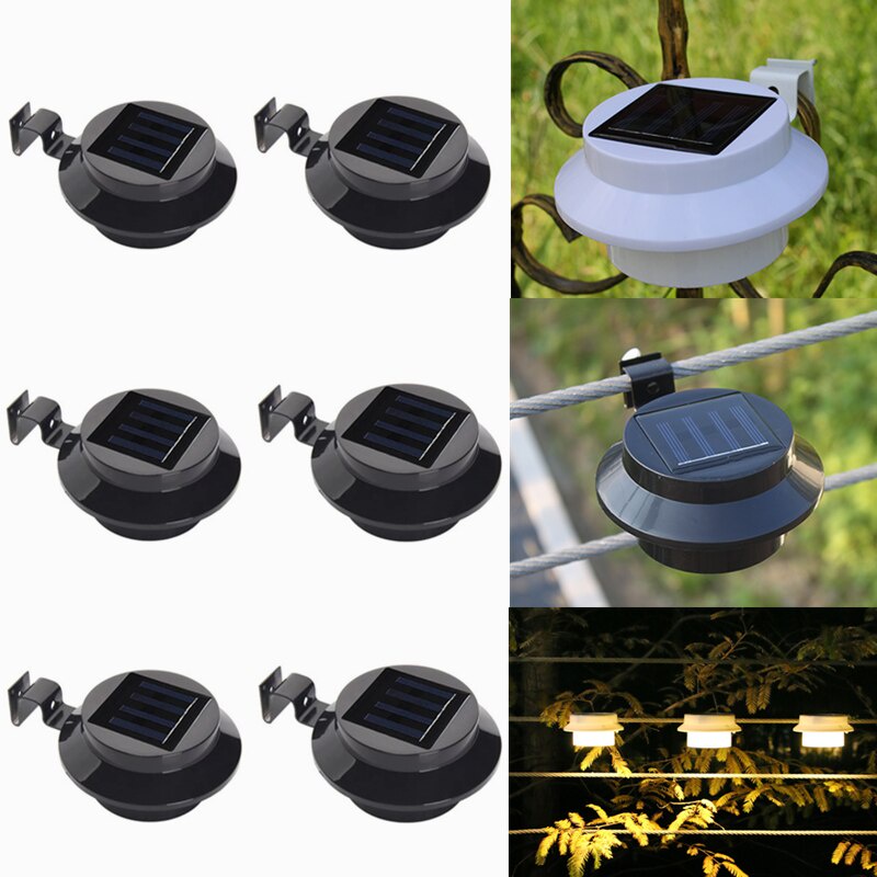 Đèn Led Năng Lượng Mặt Trời 3 Bóng Gắn Tường