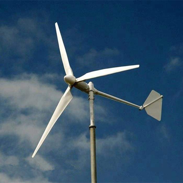 Tuabin gió, máy phát điện gió 2kw. đường kính cánh Tuabin Gió 3,2m.  Tốc độ khởi động 1,2m/s