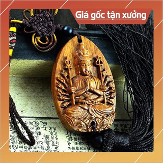 Móc treo xe khắc Phật Quan Âm