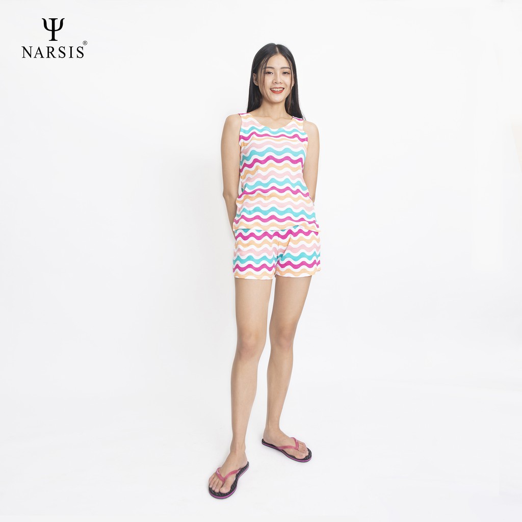 Bộ đồ hè nữ sát nách Narsis M9002 chất liệu 100% Cotton