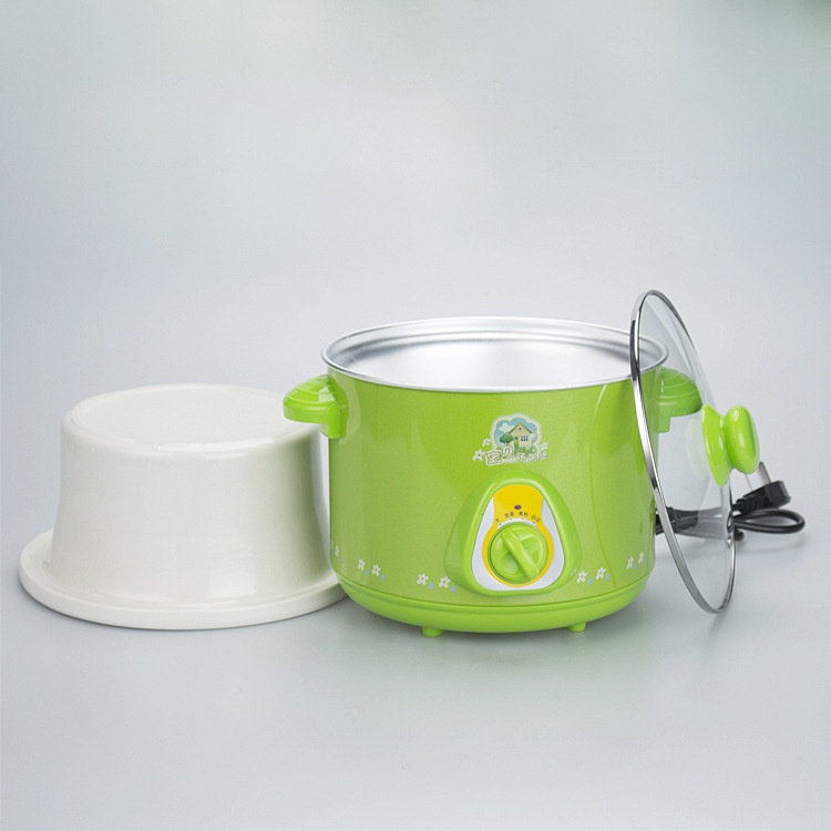 (Chỉ Giao Hà Nội) Nồi Kho Cá, Nồi Nấu Cháo, Hầm Ninh Thực Phẩm Đa Năng, Nồi Bằng Điện Lõi Sứ 2,5L