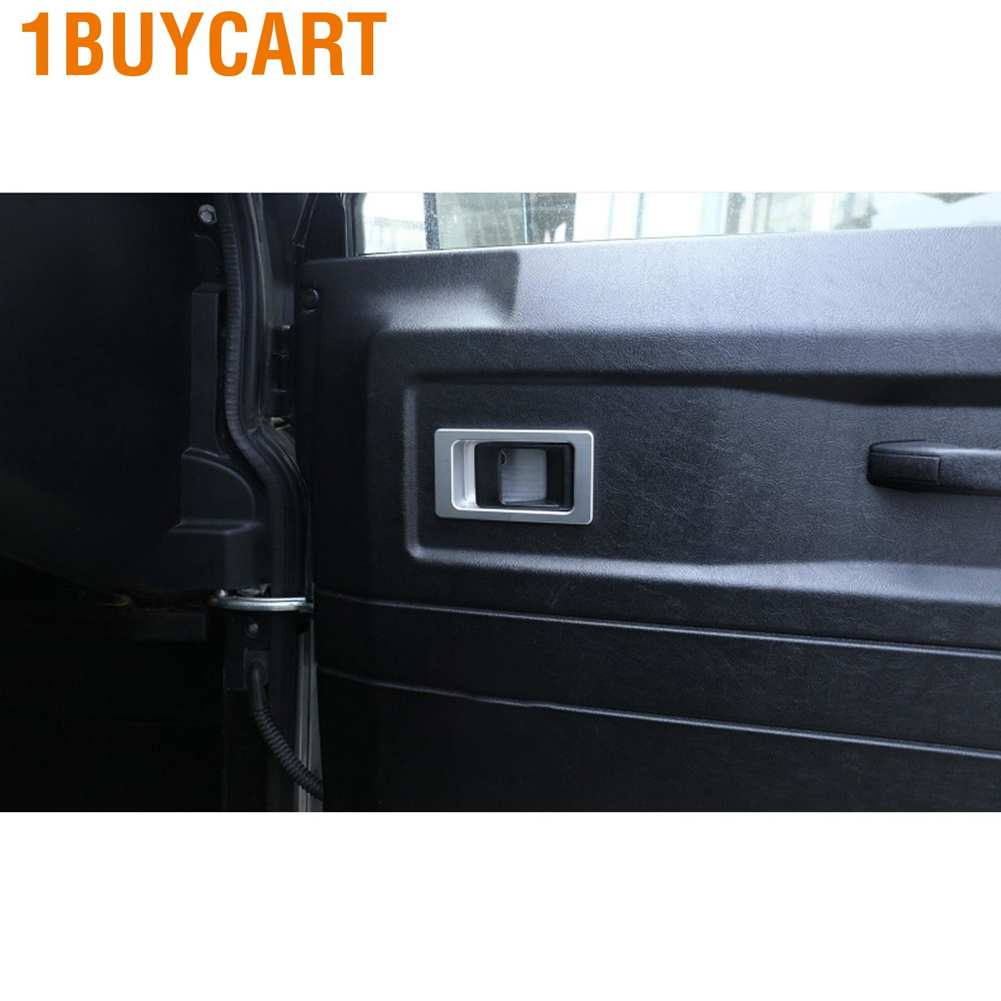 Set 2 khung tay nắm cửa bên trong bằng hợp kim nhôm thay thế dành cho Land Rover Defender 2004‐2018