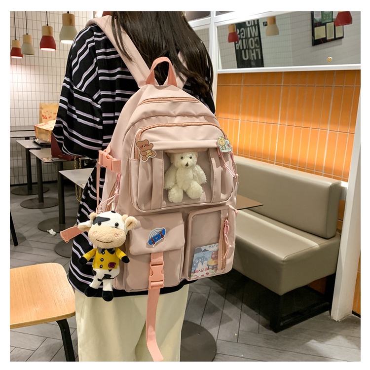Balo Nam Nữ Thời Trang Hàn Quốc, Balo Ulzzang Basic đi học đi chơi giá rẻ