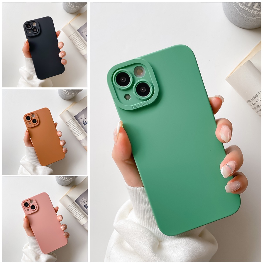 Ốp Điện Thoại Silicon Bảo Vệ Camera Cho Samsung Galaxy A11 M11 A22 A32 A52 A52S A72 A31 A51 A71