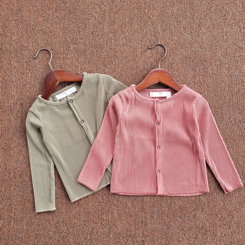 Áo khoác cardigan mềm nhẹ cho bé gái