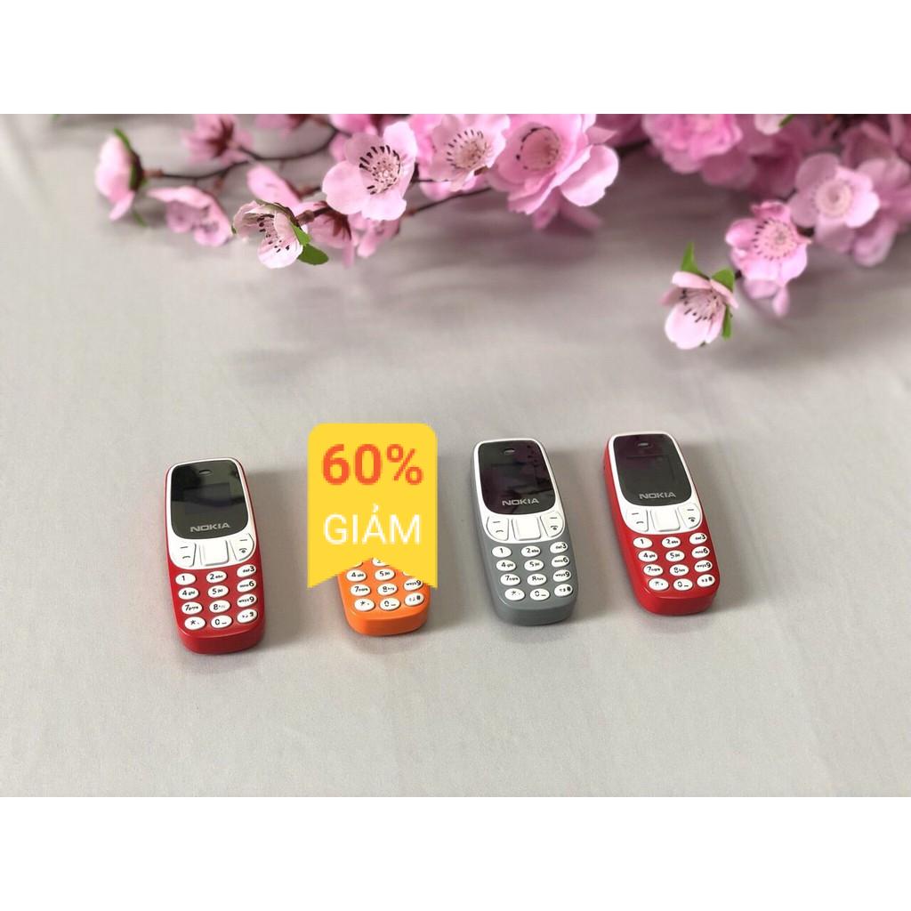 Điện thoại Nokia mini siêu nhỏ 3310 2 sim,sóng khỏe,loa to, có chức năng giả giọng hỗ trợ blutooth,mp3,thẻ nhớ