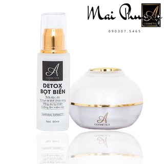 ComBo Kem Face Pháp + Detox Bọt Biển 💕 Freeship💕 Dưỡng Trắng da, ngăn ngừa mụn, tái tạo và se khít lỗ chân lông 💕