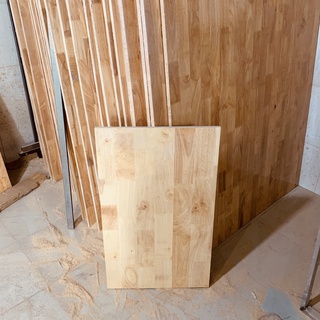 Mặt bàn gỗ (40x60cm dày 18mm) gỗ cao su 100% chống thấm nước tuyệt đối, dùng làm mặt bàn ăn, mjăt bàn học, mặt đã phủ PU