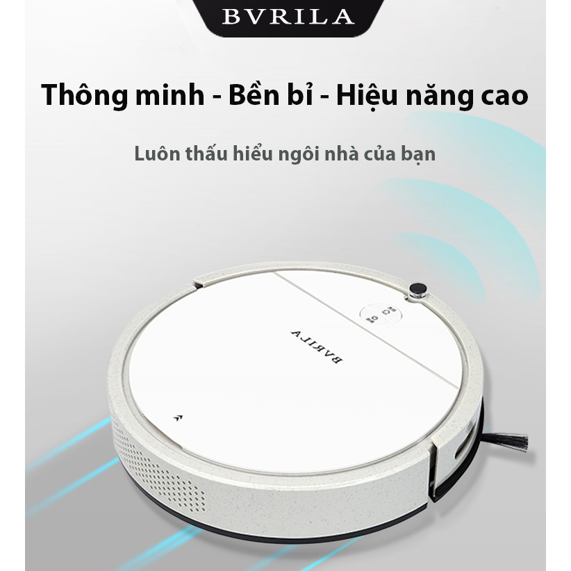 Robot hút bụi máy hút bụi lau nhà thông minh BL 01W Remote từ xa lau khô & ướt