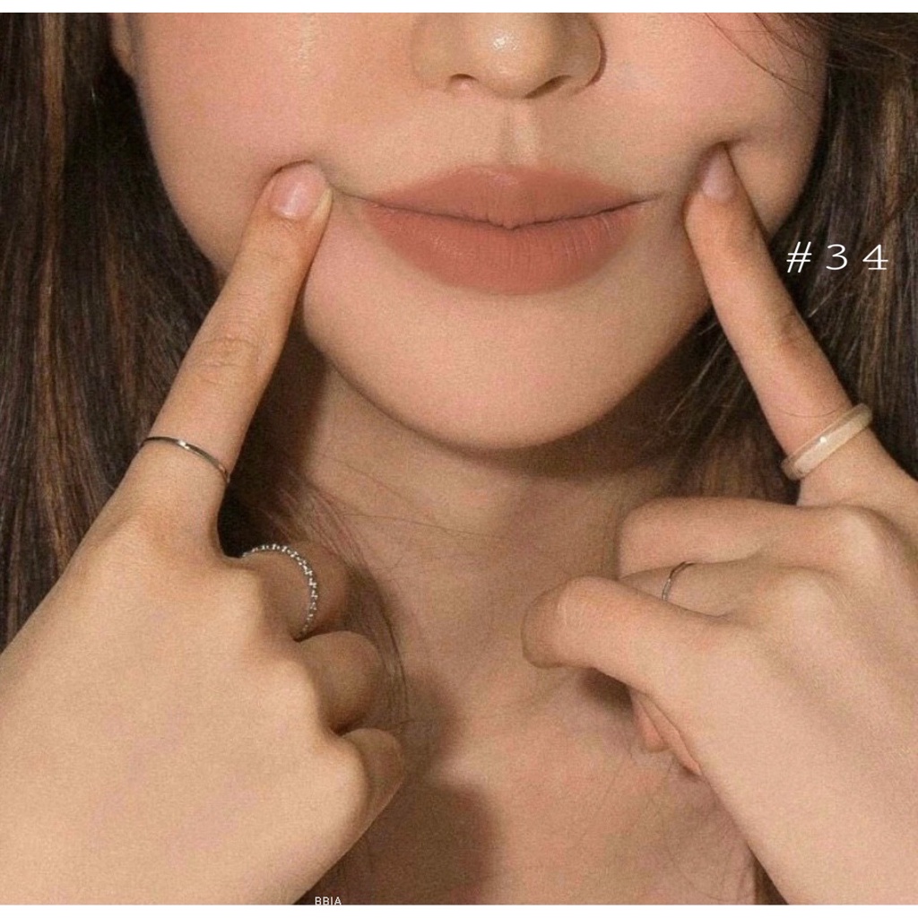 SON BBIA LAST VELVET LIP TINT ver 8 Màu 34 nâu nude