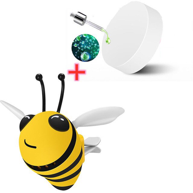 Phụ Kiện Trang Trí Nước Hoa Cài Cửa Gió Điều Hòa Xe Ô Tô Hình Ong Nhỏ