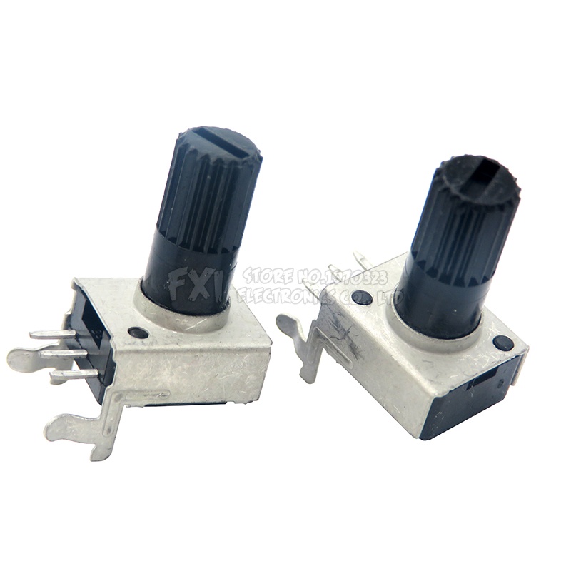 Set 10 Chiết Áp RV09 9 Loại 3pin 5k 10k 50k 100k 0932 12.5Mm Có Thể Điều Chỉnh