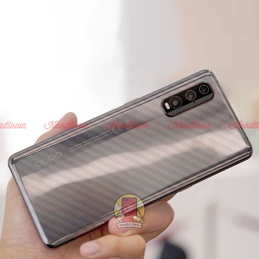 Miếng Dán Lưng Carbon Dành Cho Oppo Find X2 / Find X2 Pro