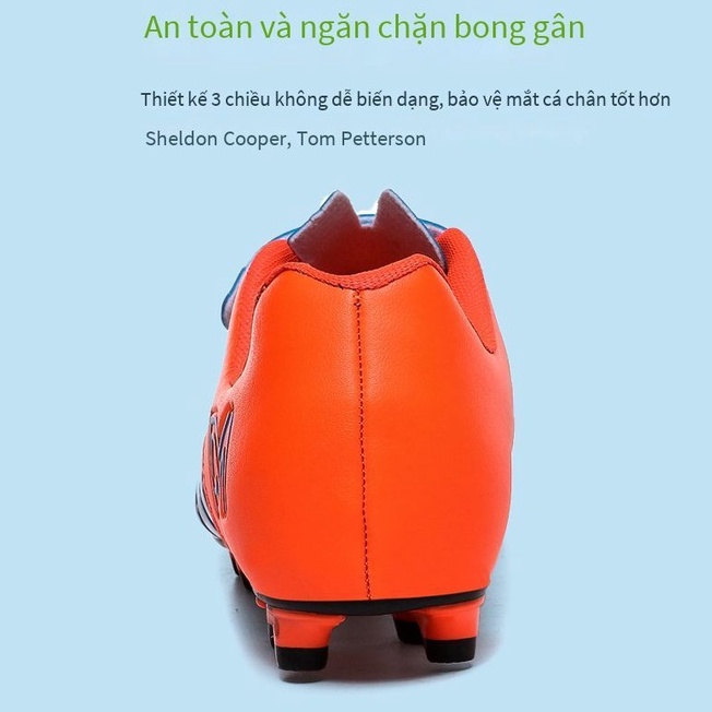 Giày Đá Bóng Đinh Dài Chuyên Dụng Cho Bé Size 28-38