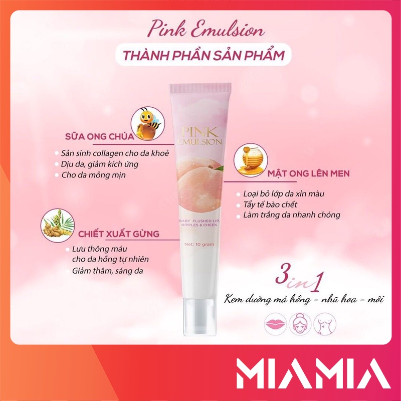 Kem Dưỡng Má Hồng Thanh Tô Pink Emulsion Chính Hãng