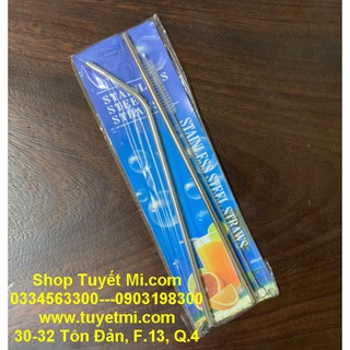 Set ống hút Inox cao cấp giúp bảo vệ sức khoẻ tiện đem theo ra ngoài hay du lịch