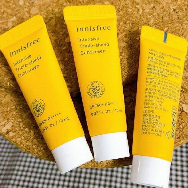 [Mini size] Kem chống nắng Innisfree Intensive Triple Shield Sunscreen 10ml