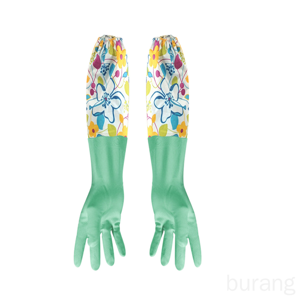 Găng tay latex rửa chén chống thấm nước dành cho nhà bếp