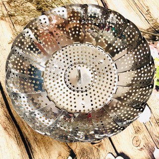 Vĩ Hấp Xòe Đa Năng - Inox Tiện Dụng - Dụng Cụ Nhà Bếp