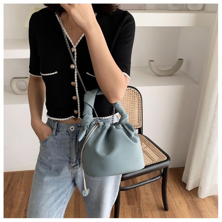 Túi Đeo Vai JASMIN NOIR Kiểu Xô Bằng Da PU Sang Trọng Cho Nữ