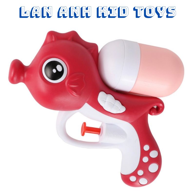 Súng Bắn Nước Cá Mập, Cá Ngựa Cute Cho Bé
