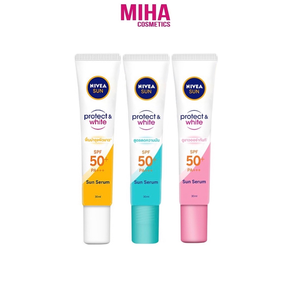 Tinh Chất Chống Nắng Và Dưỡng Trắng Da Nivea Sun Serum SPF50 PA+++ 30ml Thái Lan