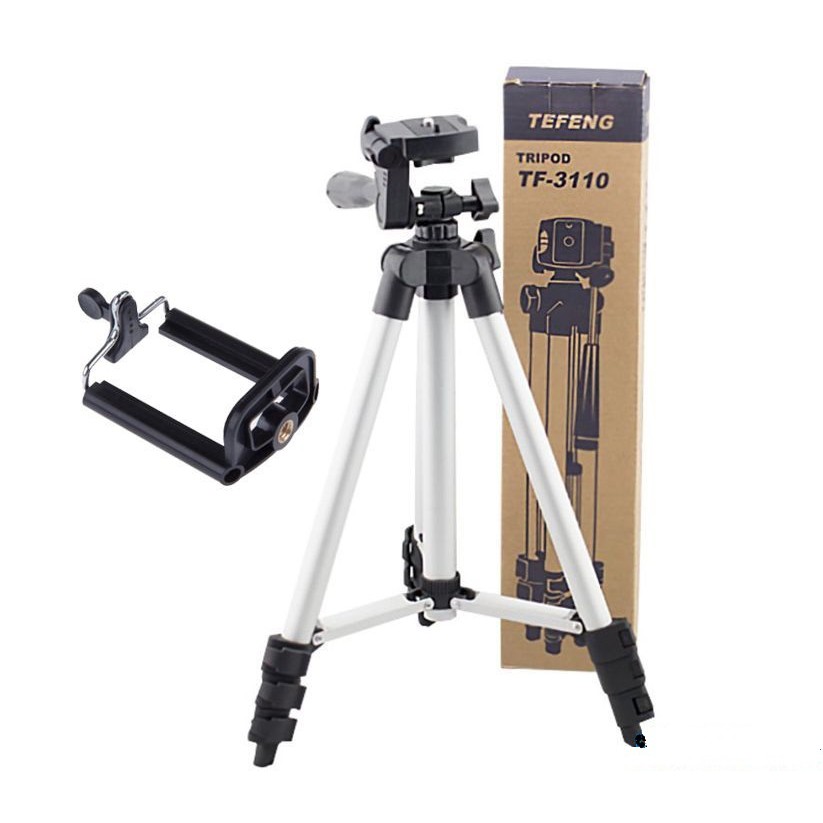 Mua 1 Tặng 3- Tripod TF-3110 Tặng Kẹp Điện Thoại + Tặng Gậy Tự Sướng + Tặng Remote Bluetooth