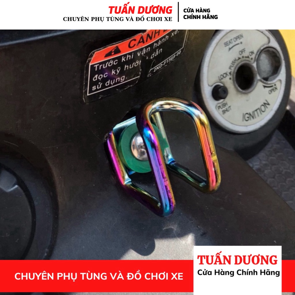 Móc Treo Đồ 7 màu TiTan Gắn Xe máy , Xe Điện Cực Đẹp  HÀNG ĐẸP không phai màu