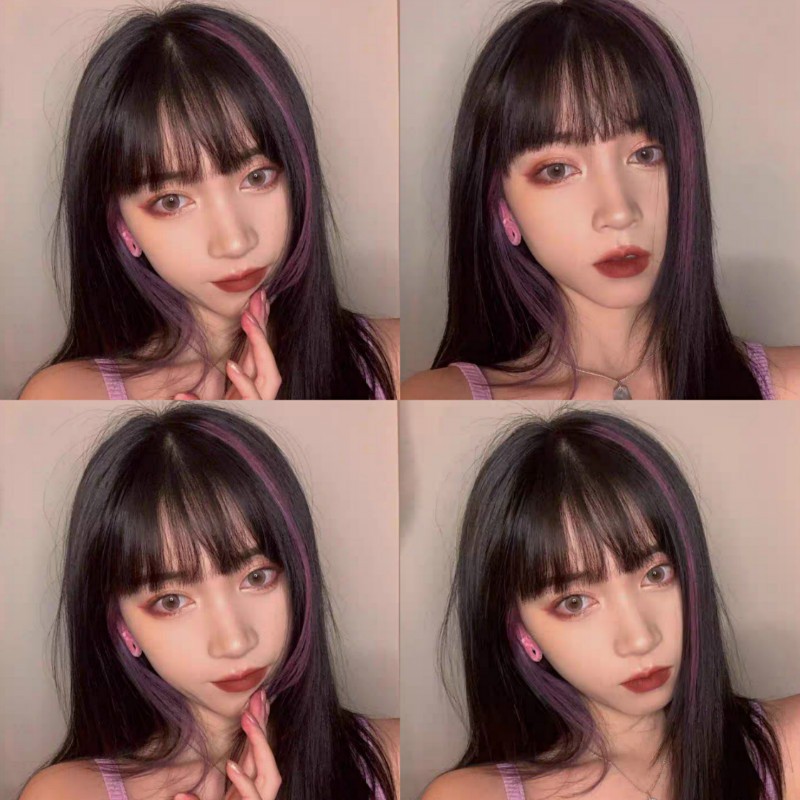 Tóc Giả Dài Thẳng Tự Nhiên Nhiều Màu Sắc Cá Tính Như Lisa