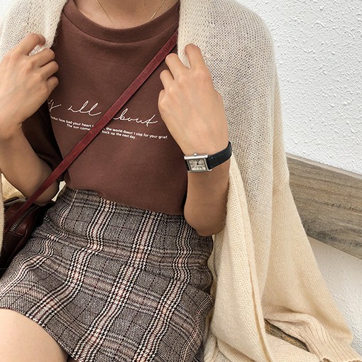 Chân váy ngắn lưng cao kẻ sọc caro thời trang mùa hè cho nữ GNS200605 | BigBuy360 - bigbuy360.vn