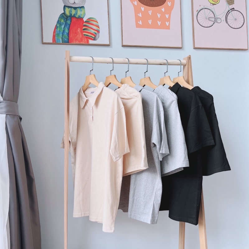 Đồ bộ mặc nhà SALE Bộ polo nữ freesize dưới 58kg vừa thoải mái chất cotton dễ thương Đồ bộ ngố