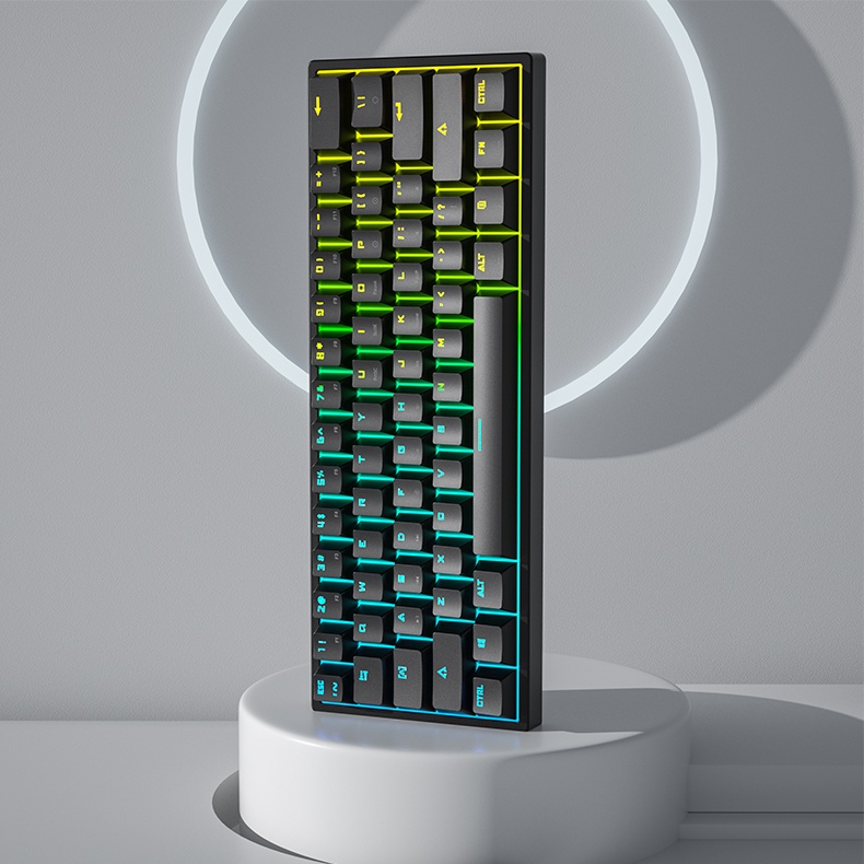 Bàn phím máy tính bàn phím cơ 61 phím Bàn phím chơi game văn phòng cực gọn nhẹ ONEKA KB03