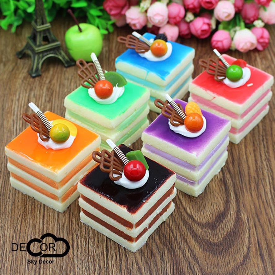 Cupcake bánh vuông kem mứt FREESHIPTrang trí nhà bếp, background chụp ảnh/quay phim, đạo cụ phim trường - SkyDecor